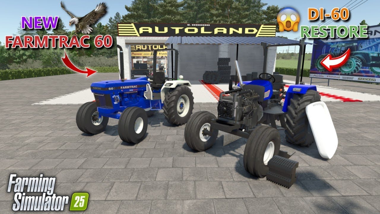 😈🤯NEW FARMTRAC 60 LE AAYE 🔥☠️ SONALIKA DI-60 KO RESTORE KRWA DIYA💫🚜 SITIFAMING #17