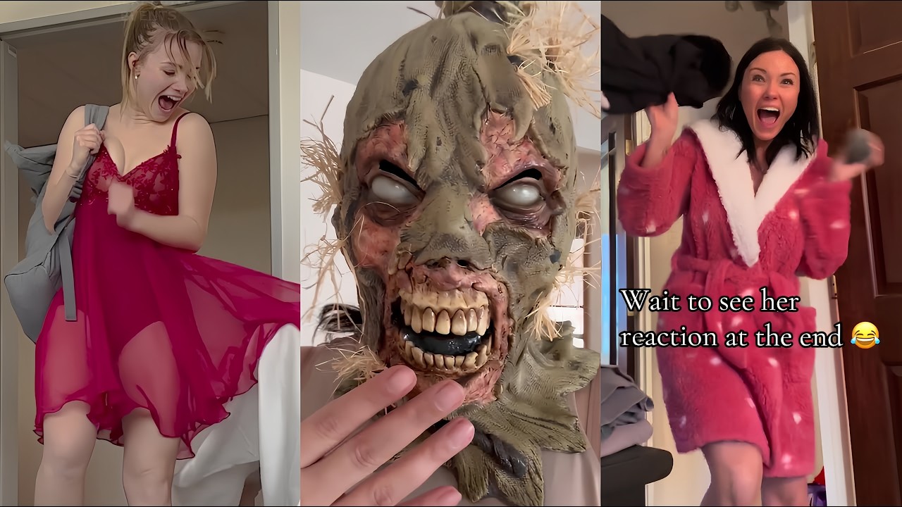 BEST SCARECAM Pranks Reactions 2026 😂# 56 //Jumpscare //Funny Videos // Pranks Cam 1.0