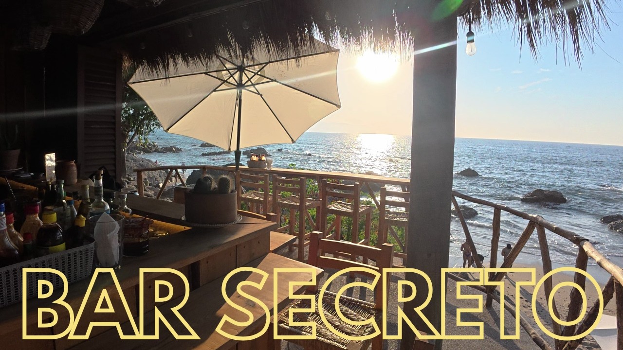 No Vas a Creer Este Beach Bar en Puerto Vallarta 😳🍹