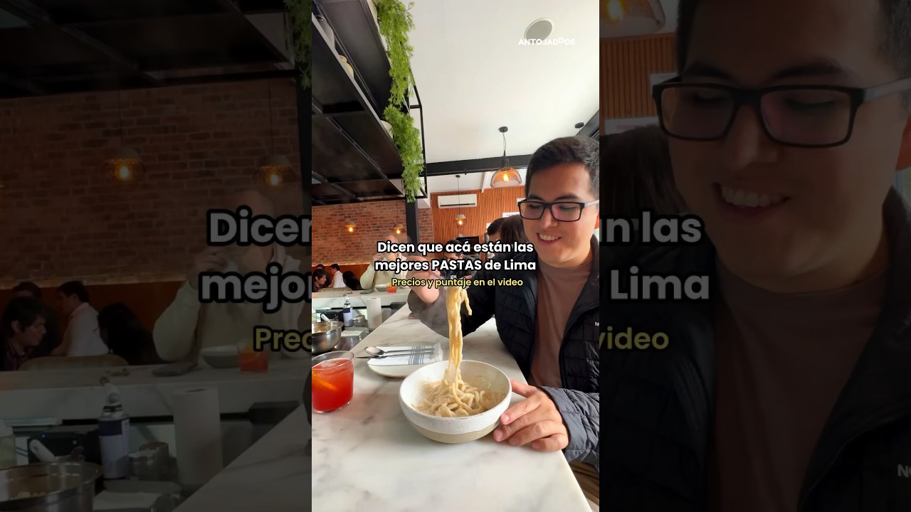 &iquest;Ser&aacute; este el mejor restaurante de pastas en Lima? 🍝 #gastronomia #antojaddos #pastas #foodies