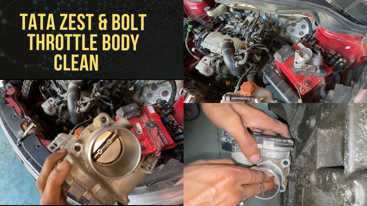Tata zest throttle body clean & throttle body clean zest & bolt