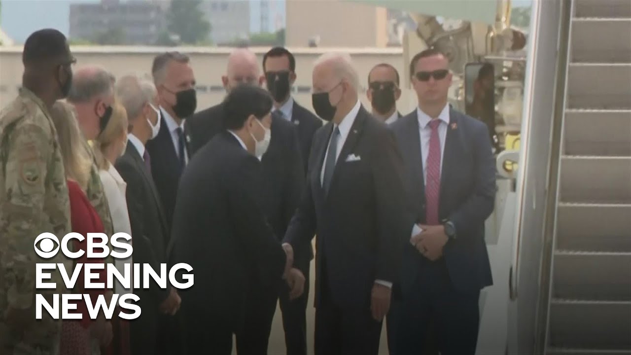 Biden visits Japan to strengthen ties