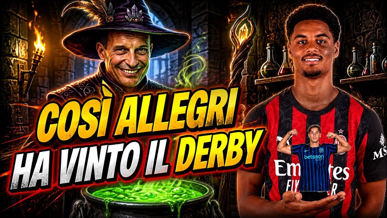 IL MILAN il DERBY l’ha vinto così! 🔴⚫️ | La lezione tattica di ALLEGRI 👨‍🏫