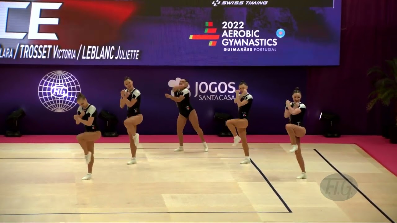 France (FRA) - 2022 Aerobic Worlds, Guimaraes (POR) - Group Qualifications