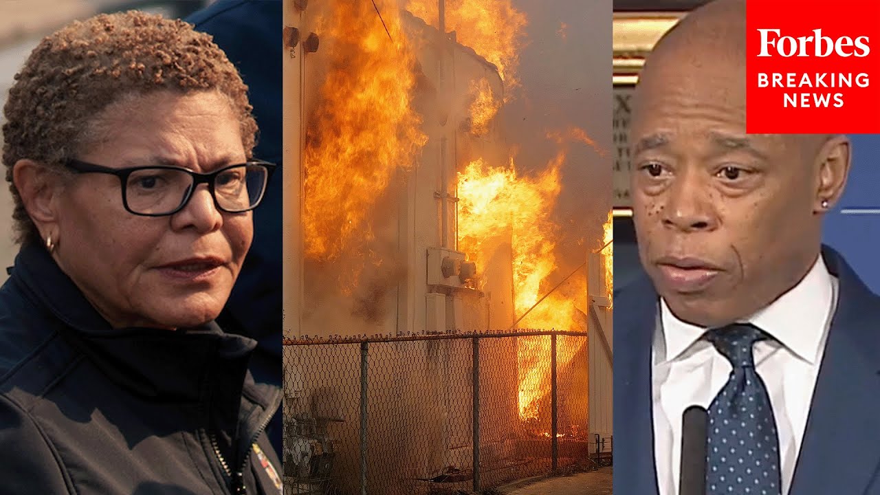 'That Didn't Happen': NYC Mayor Eric Adams Rejects Report Of LA Mayor Karen Bass Refusing FDNY Help