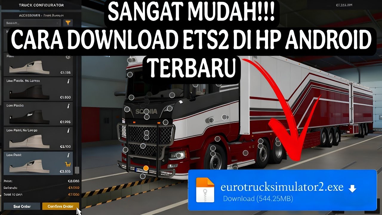 cara mudah download game ets2 di hp android terbaru di jamin