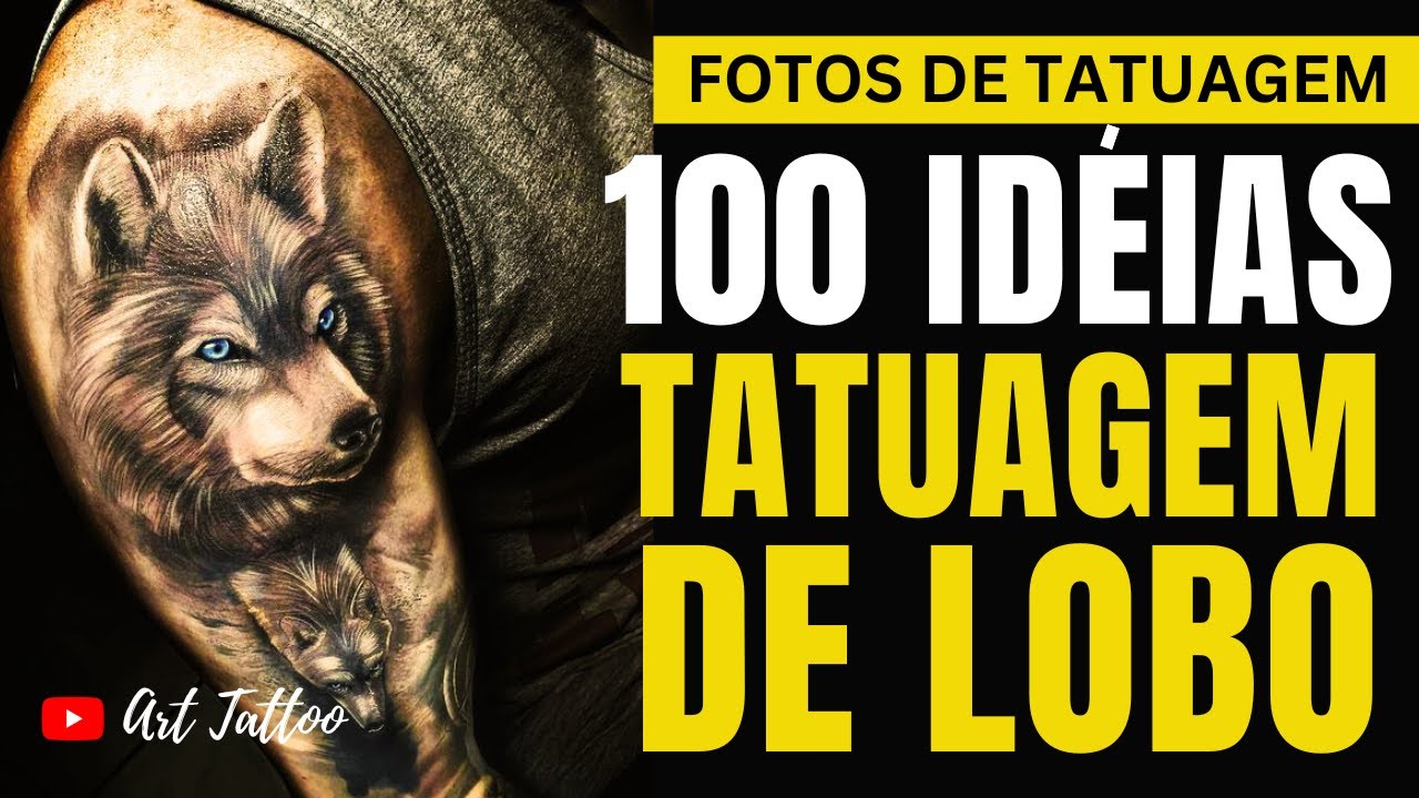 100 Ideias de Tatuagem de Lobo | Significados, Estilos e Inspirações #tatuagemdelobo #tattoolobo