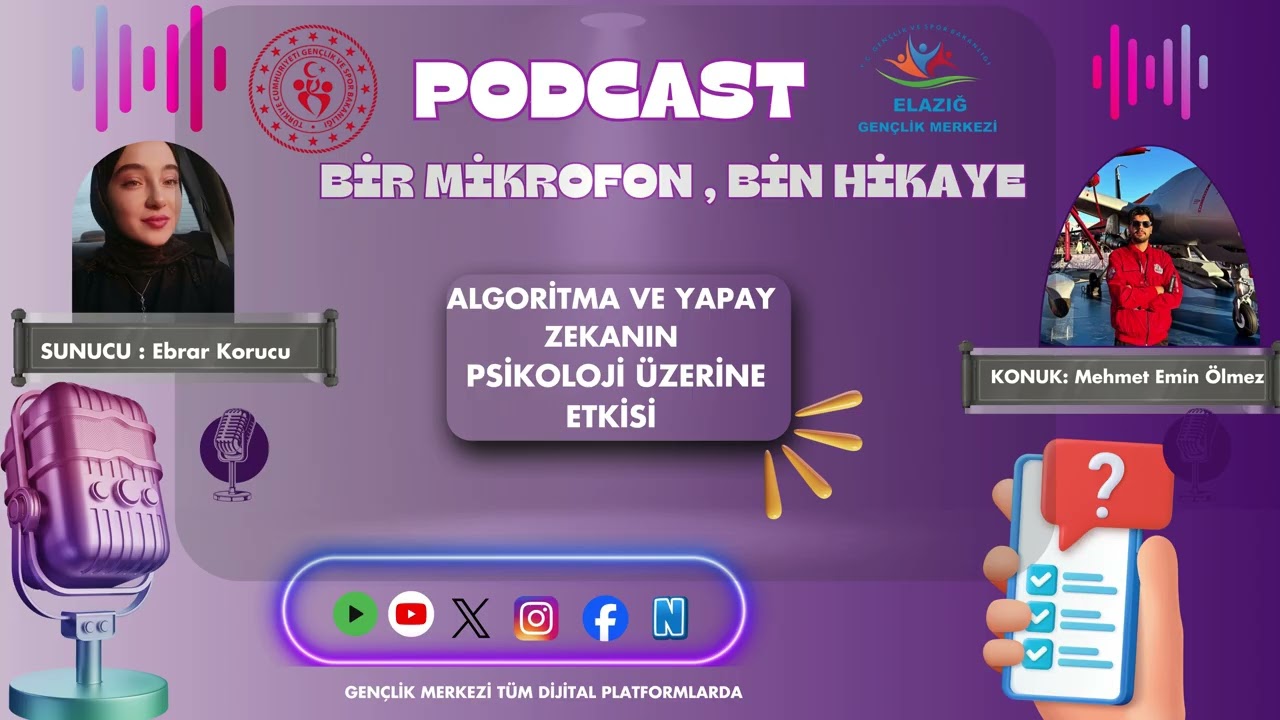 Ebrar Korucu ile Bir Mikrofon Bin Hikaye 1. Bölüm | Konuk : Mehmet Emin Ölmez