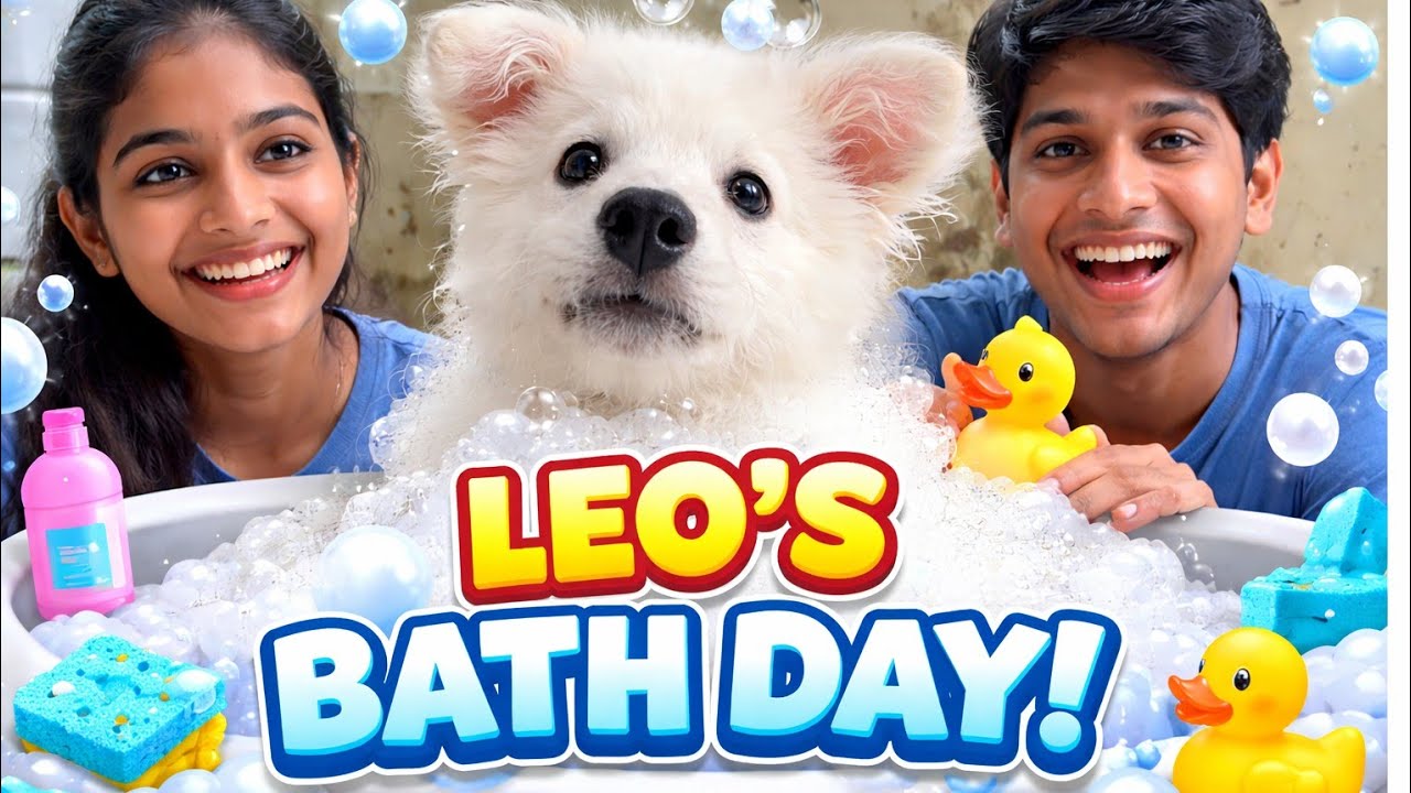 Leo’s Bath Day Routine 🫧 | Sweet & Fun Family Moments 😇😃 youtube video 