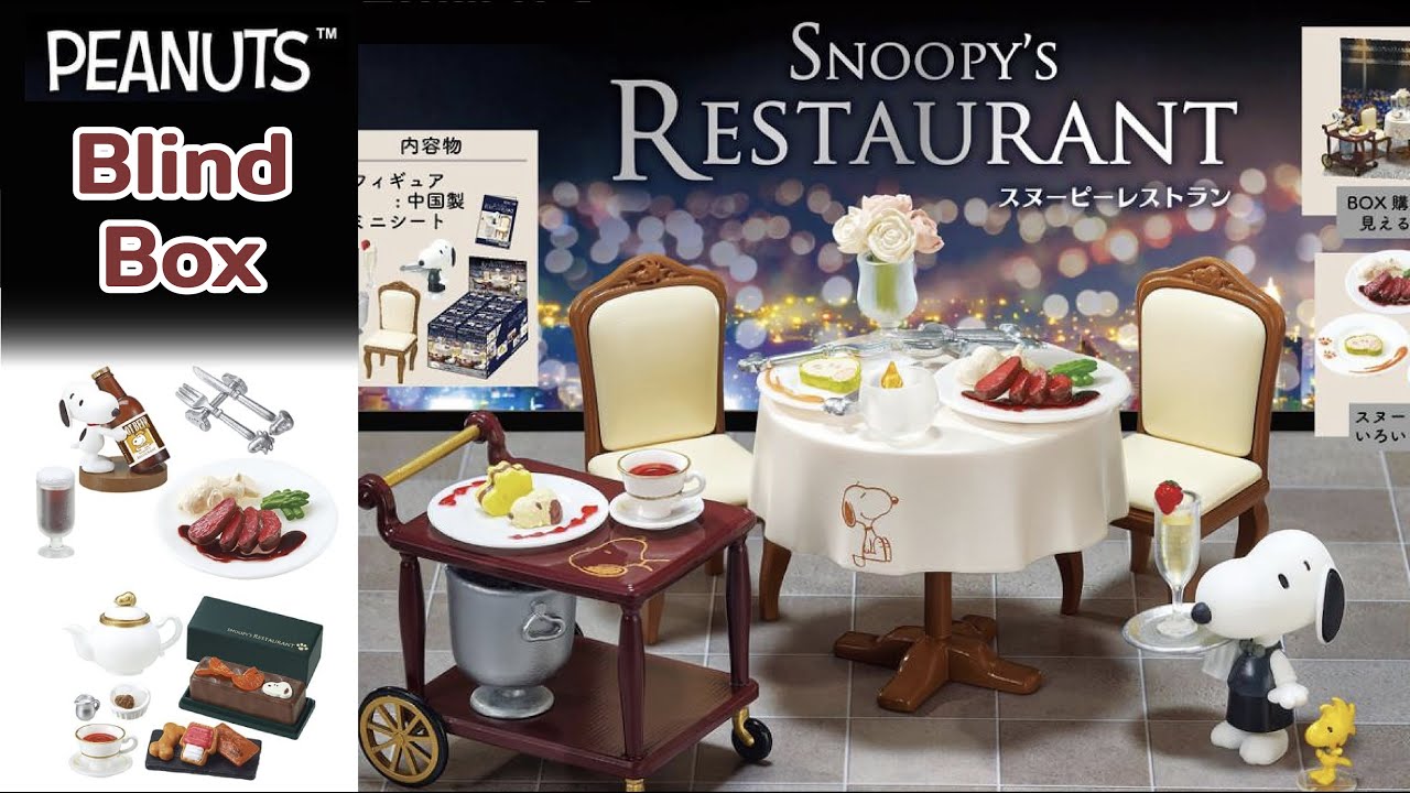 [Toy Hunting] Snoopy's Restaurant Complete Box - Blind box | Review Re-ment toy