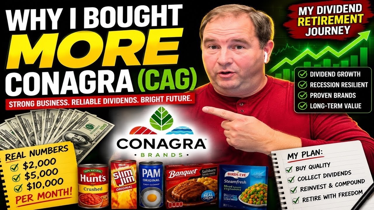 The Market Hates Conagra Right Now&hellip; I&rsquo;m Buying Anyway 📉💰
