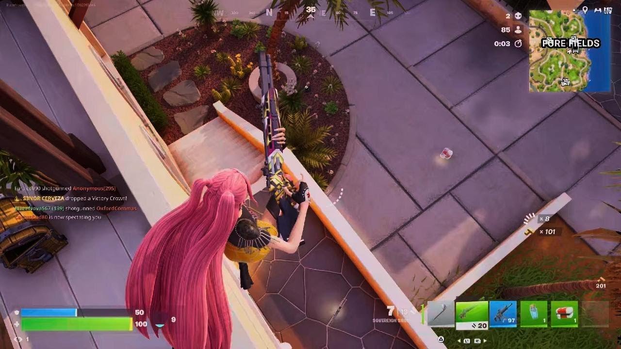 Fortnite reload with mira skin gameplay