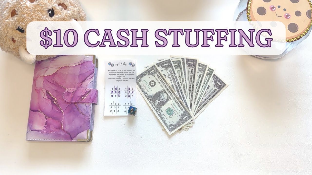 $10 Savings Challenge Cash Stuffing