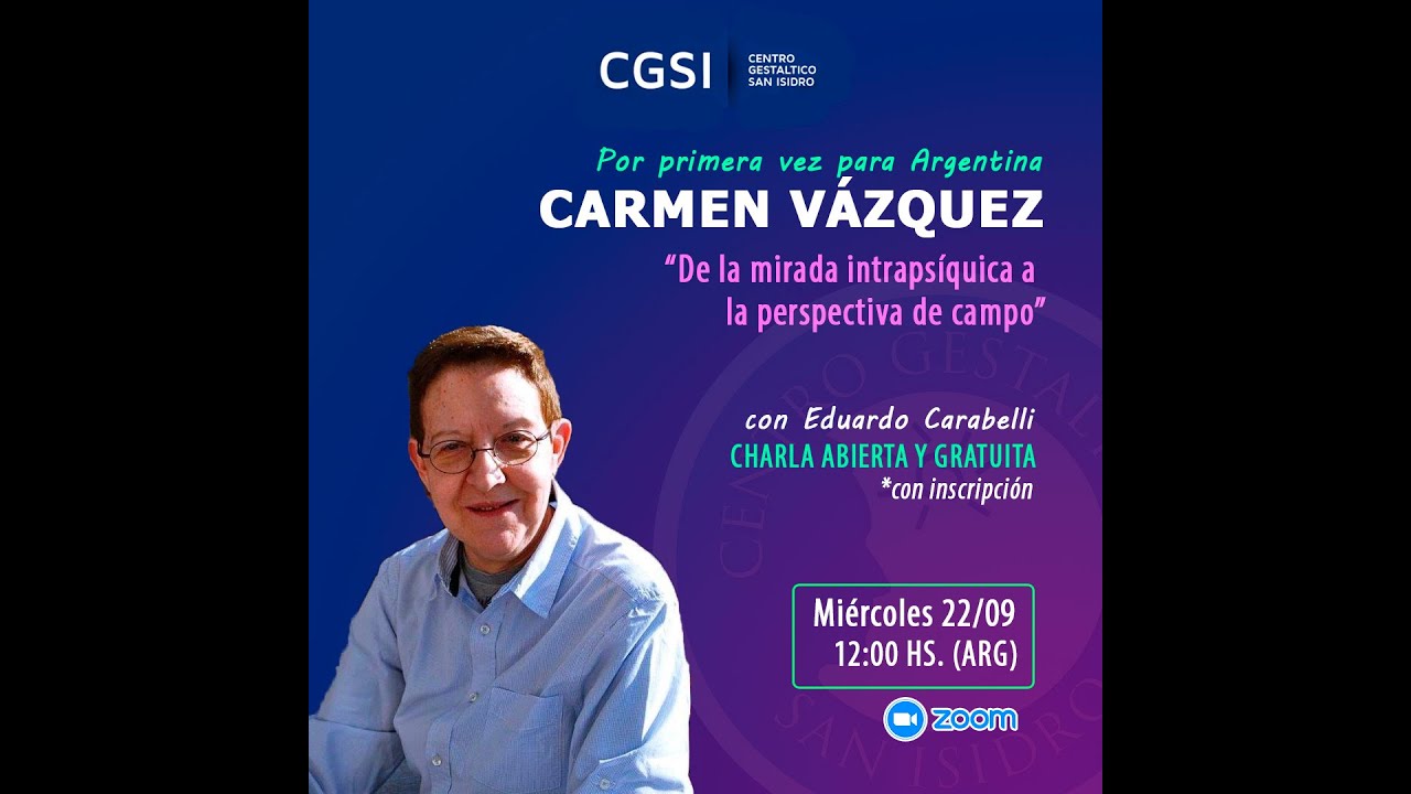 Charla con Carmen Vázquez