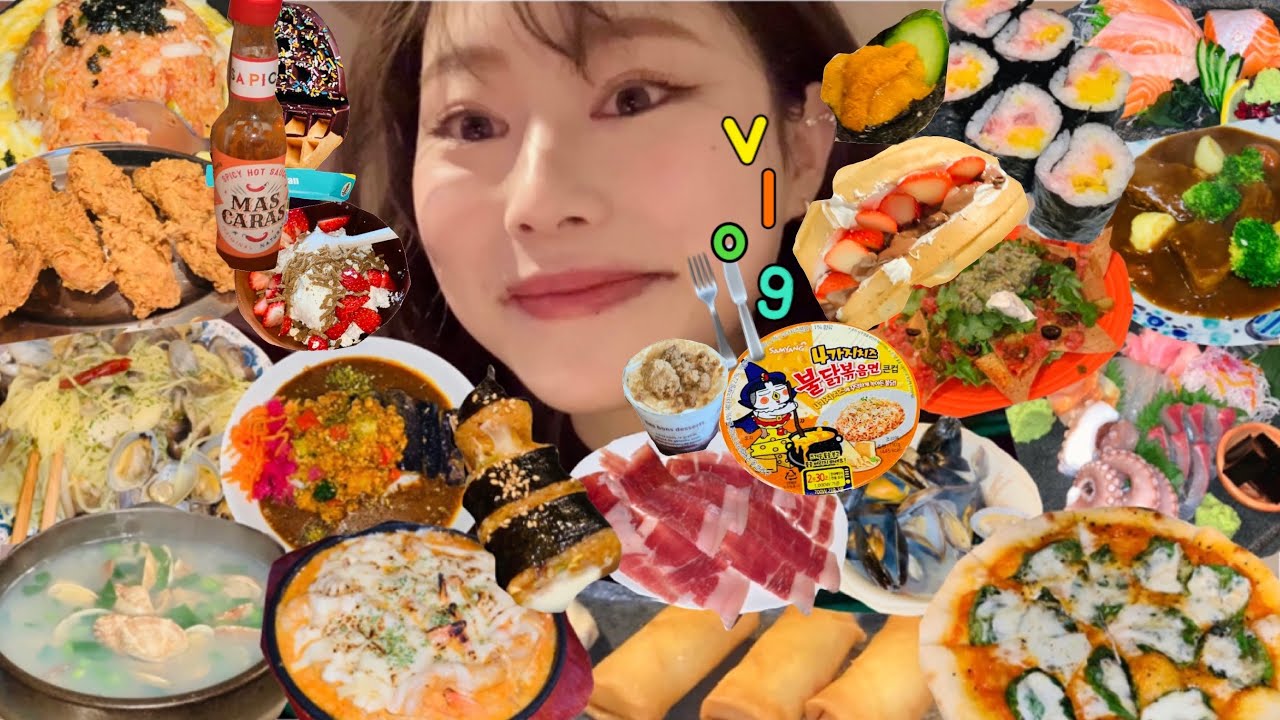 【モッパン日記】ダイエット？もうしない🥺やっぱり食べるのが好き！！！食べて飲んでのリアルな日常🤤❤️‍🔥
