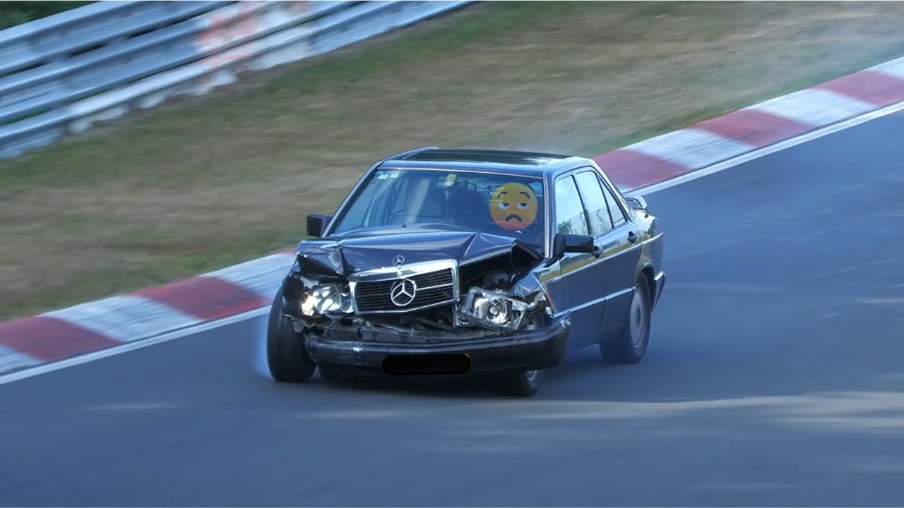 NÜRBURGRING Driving AFTER CRASH & Highlights Tourists Driving Nordschleife