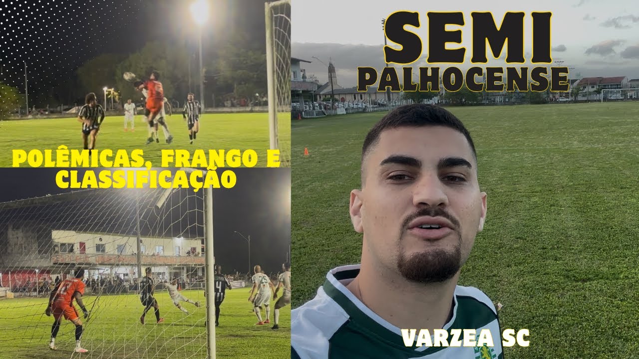 SEMIFINAL PALHOCENSE 2025: Comunidade da Praia 1x1 Avante | Jogo PEGADO na Várzea de Palhoça!