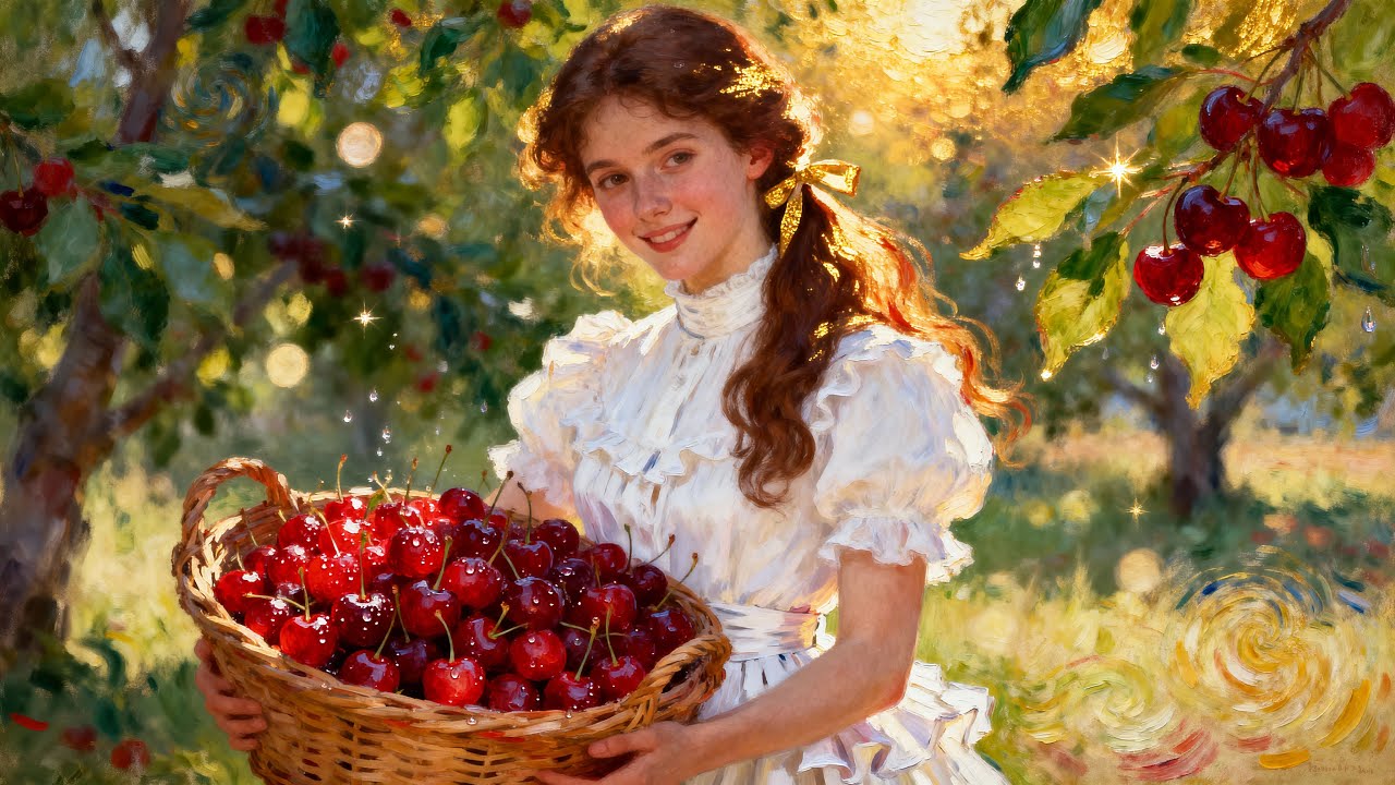 【4K Visual Poetry】A Healing Day in Provence • Cherries, Lavender, Sea & Family Moments