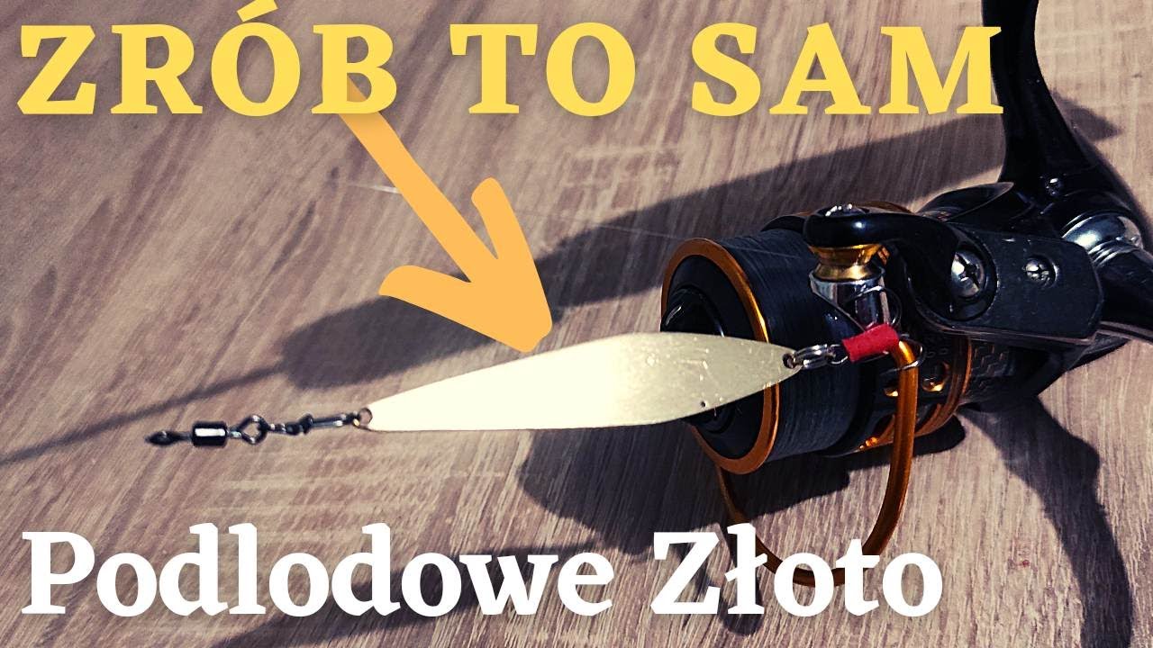 PODLODOWA BLASZKA NA OKONIE | Zrób własną przynętę... satysfakcja gwarantowana!!!