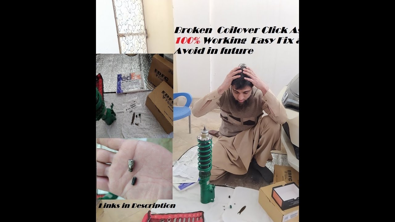 Coilovers Broken Click/Damper Assembly,Removal and Fix