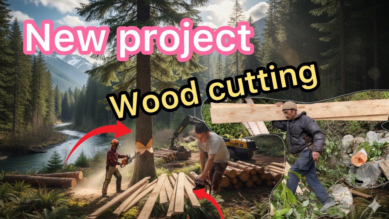 आजको दिनमा काठ काटियो/wood cutting 