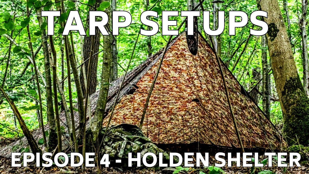 How-To Pitch the HOLDEN Tarp Tent Shelter | DD 3x3 SETUP for WILD Camping, Bushcraft | Full TUTORIAL