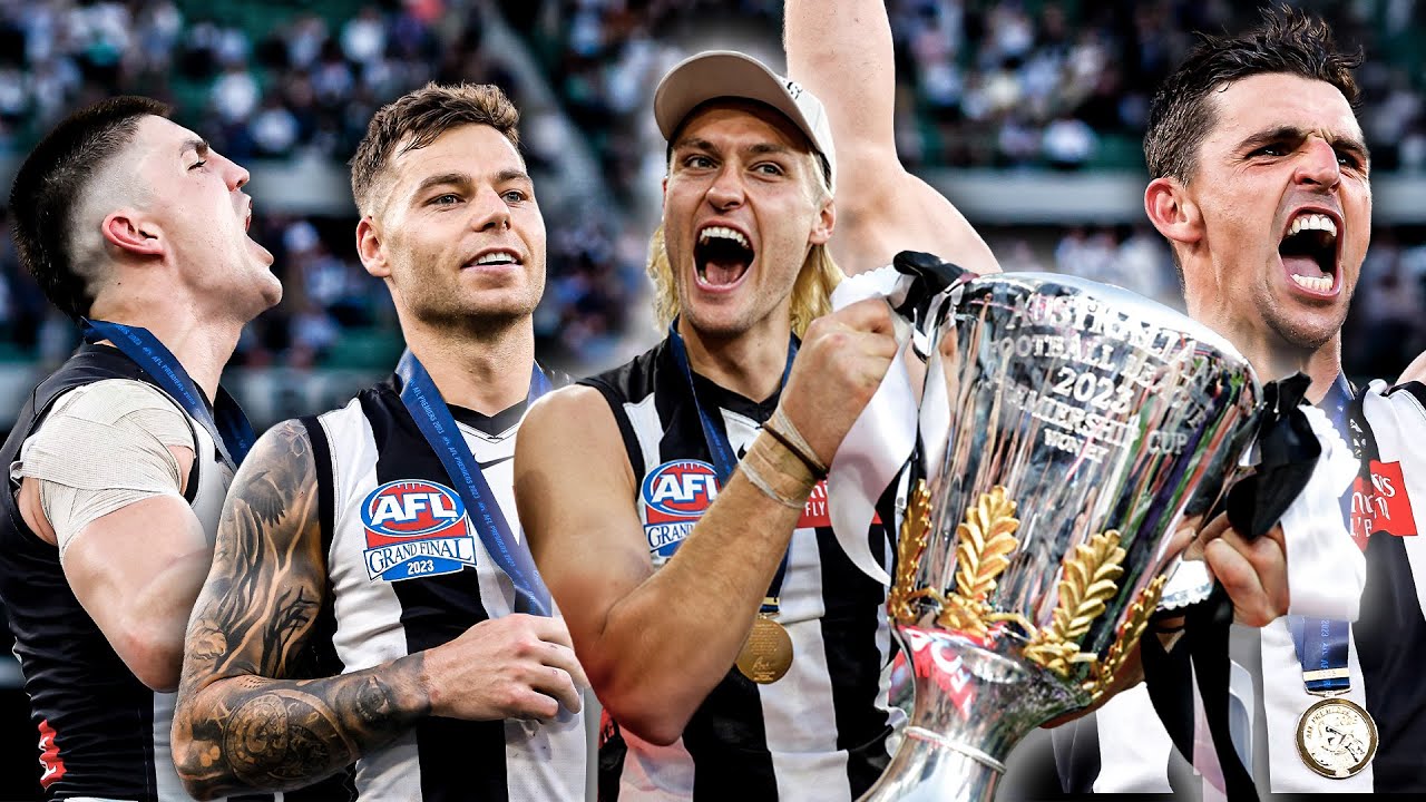 Collingwood's 2023 Grand Final medal presentation 🏅🏆