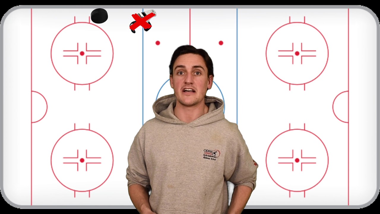 The blue line for the linesman - How to be an Ice Hockey Referee