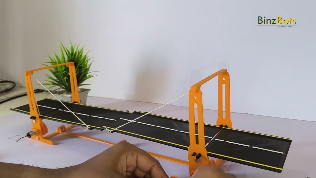 Binzbots | STEM Folding Bridge Assembling video | DIY Folding Bridge #diy #3dprinting #robotics