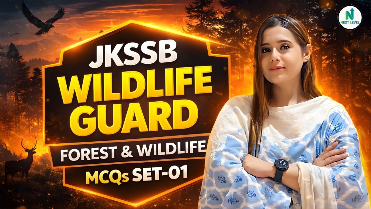 JKSSB Wildlife Guard || Forest & Wildlife | Mcq Set - 01 | By Mahrukh Mam