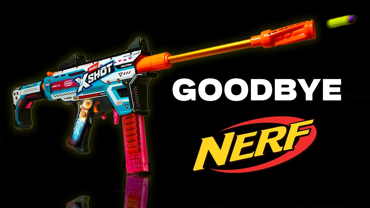 Goodbye, Nerf - Hello X-SHOT Piston Pump AEB