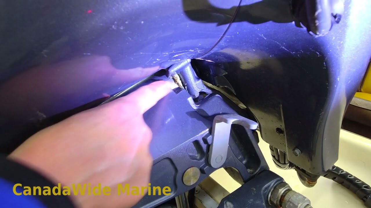 Где и как смазывать подвесной мотор Yamaha.