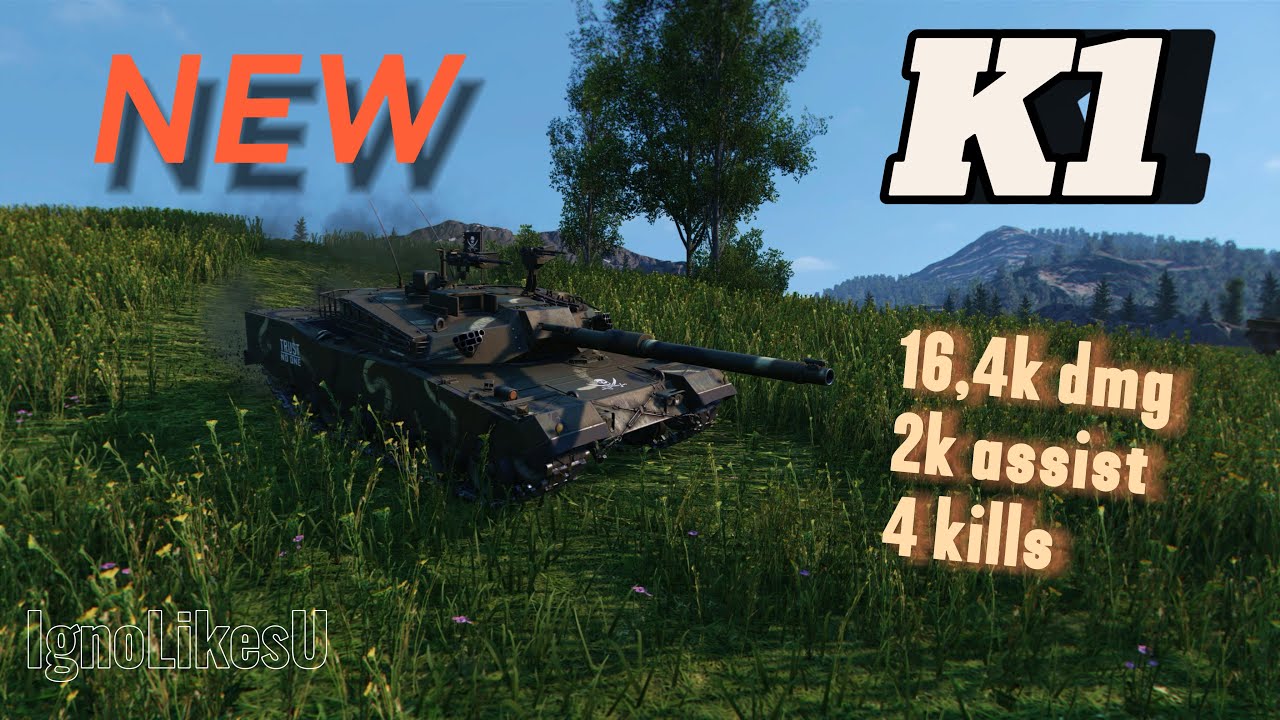 NEW K1 Tank ACE - 16,4k raw dmg, 2k assist, 4 kills | World of Tanks Modern Armor