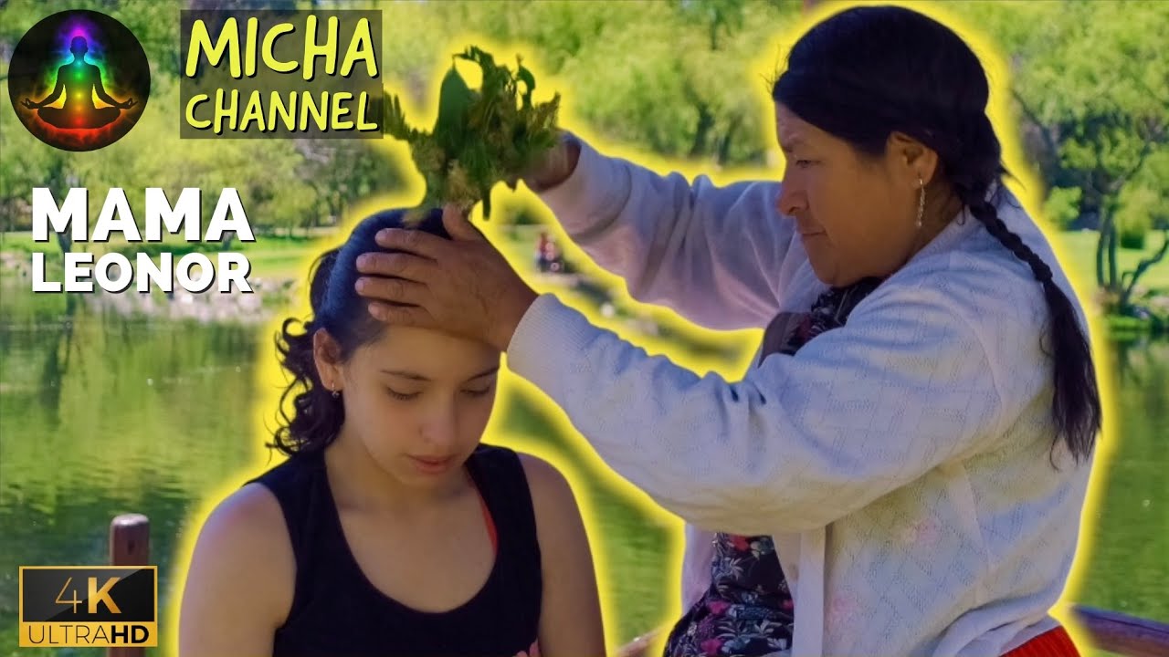 Spiritual cleansing (limpia) & ASMR massage (whispering, hair play & cracking) with Mama Leonor