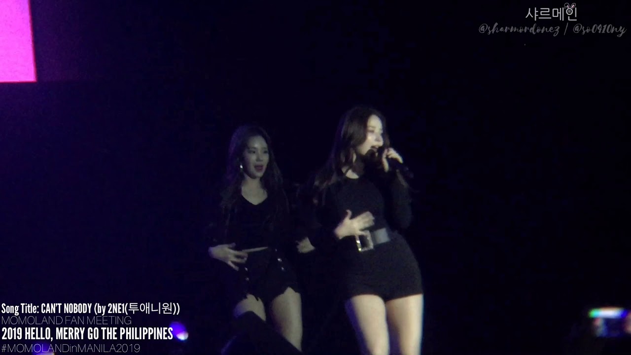 190125 MOMOLAND(모모랜드): DAISY, JOOE, NANCY - CAN'T NOBODY by 2NE1 (투애니원)