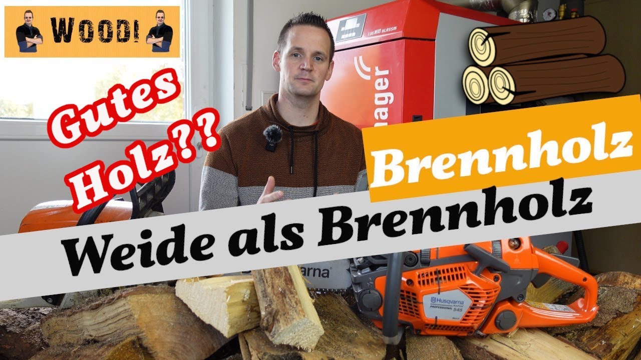 Weide als Brennholz - Brennwert - Gewicht -Zahlen, Daten, Fakten - Woodi