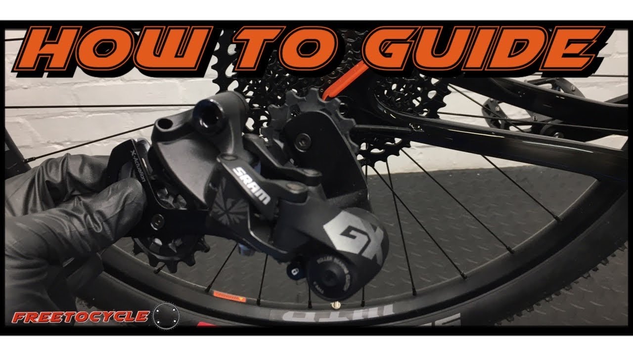 Руководство по установке заднего переключателя скоростей SRAM GX 12