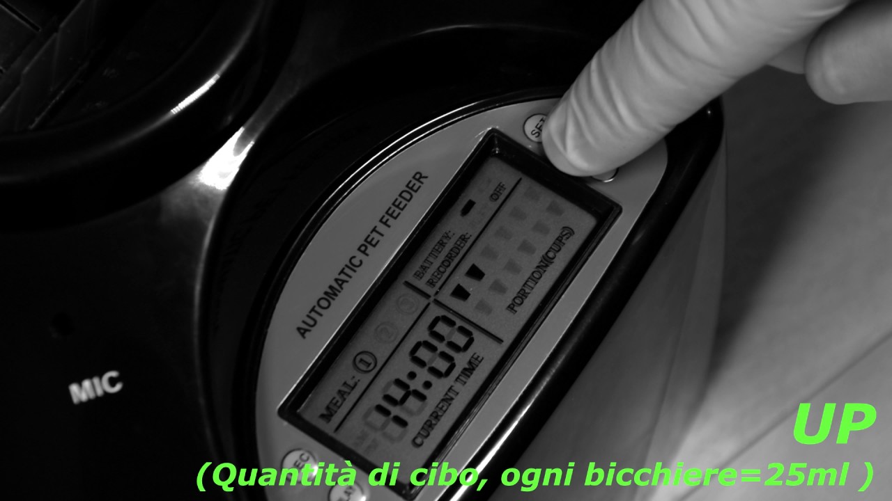 Dispenser automatico per animali - Mvpower