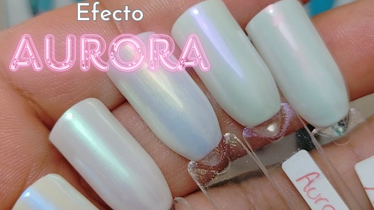 Efecto Aurora Uñas | 5 tonos de este fecto y como 🚫 NO y SI😍 aplicarlos | Coga Nail's by Jazmín