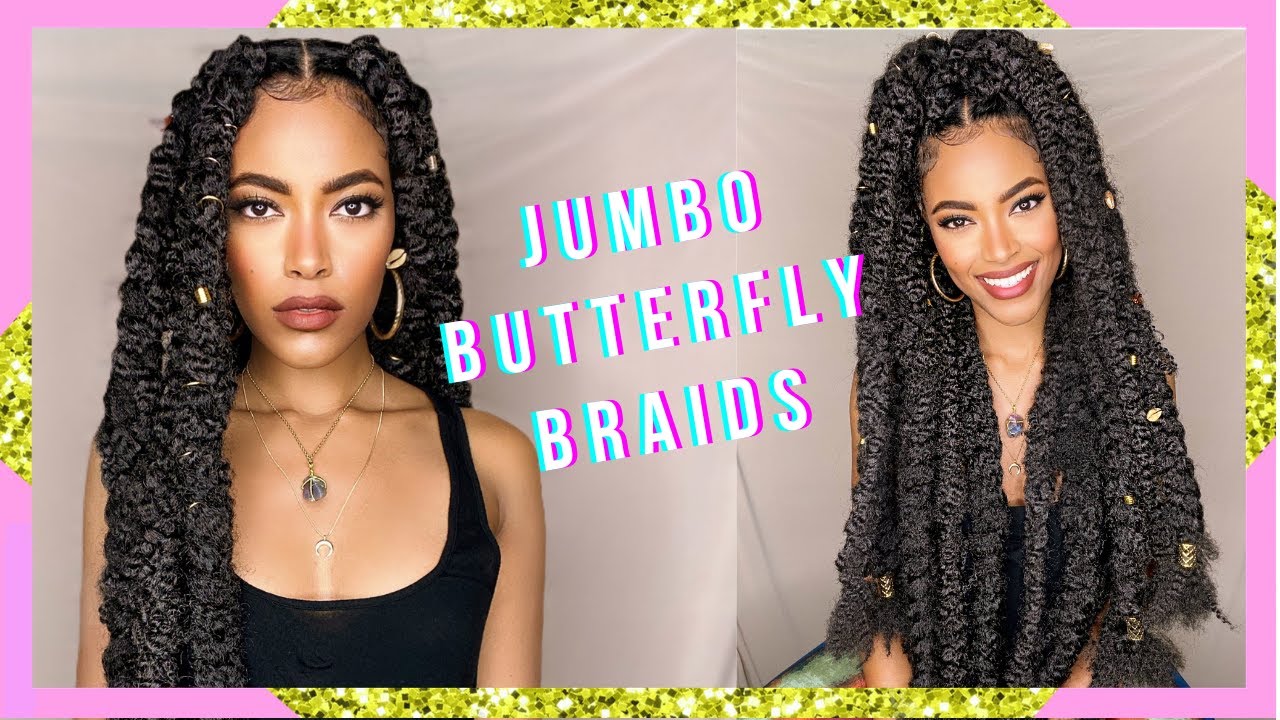 [BEGINNER FRIENDLY] Jumbo Distressed Butterfly Box Braids w/ Mayde Beauty 2X Softwist