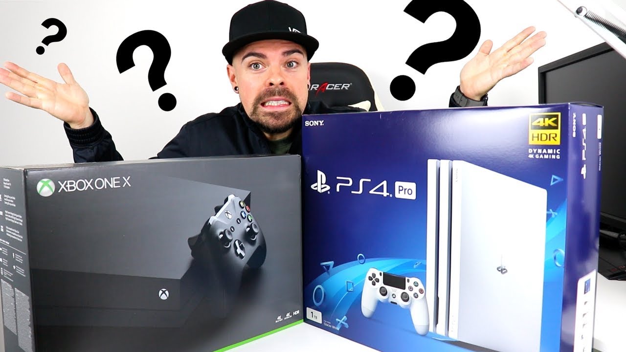 Xbox One X vs PS4 Pro...What's In The Box...Which One Should You Buy??