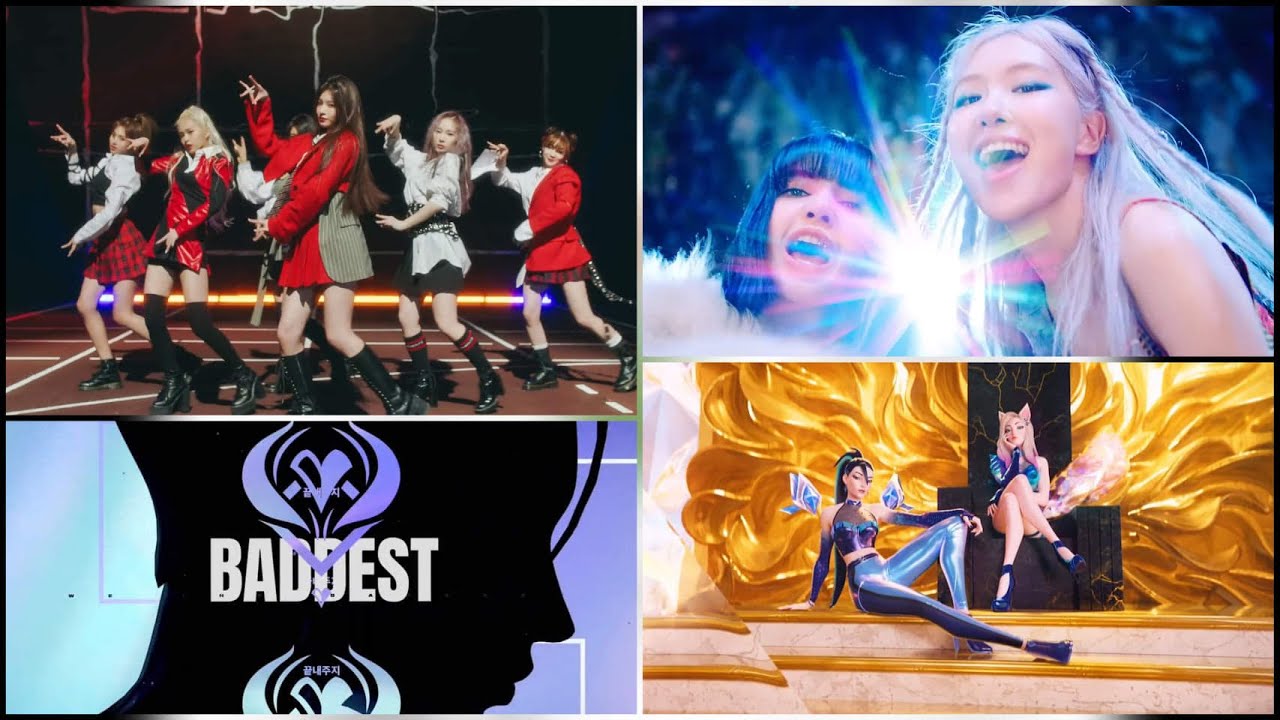 K/DA x Blackpink x Everglow - Pretty Savage/The Baddest/MORE/Bon Bon Chocolat (MASHUP + Music Video)
