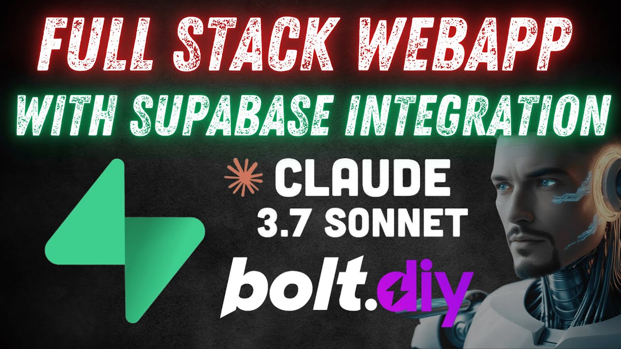 Build a Complete Web App Using Supabase and Bolt.DIY in 15 Minutes! (no-code)