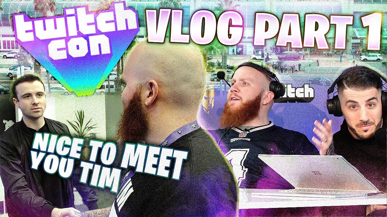 TWITCH CON VLOG DAY 0/1 (TimTheTatman VLOG)