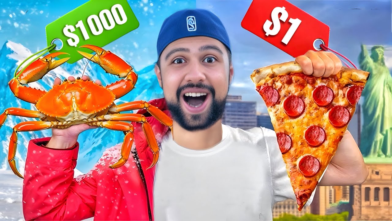 $1 VS $1000 Սնունդ Challenge
