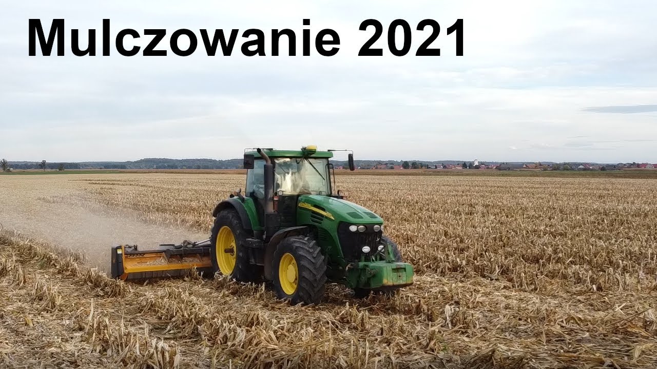 ✩Mulczowanie po kukurydzy✩John Deere 7920✩
