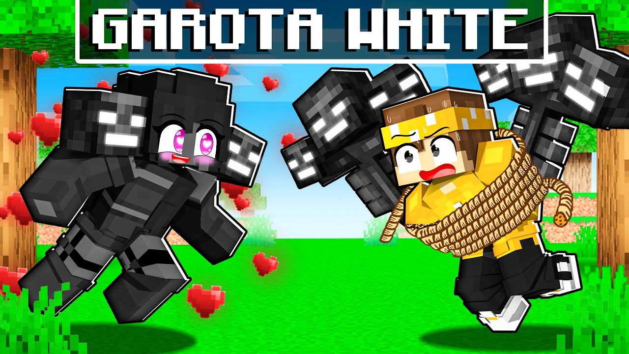 SOU O CRUSH da GAROTA WHITER no Minecraft