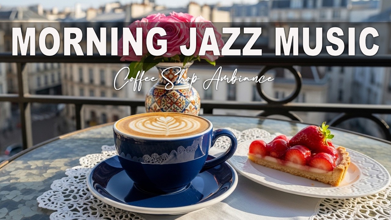 Morning Jazz Music ☕ Coffee Shop Ambiance & Relaxing Bossa Nova and Jazz Music for Studying & Work.