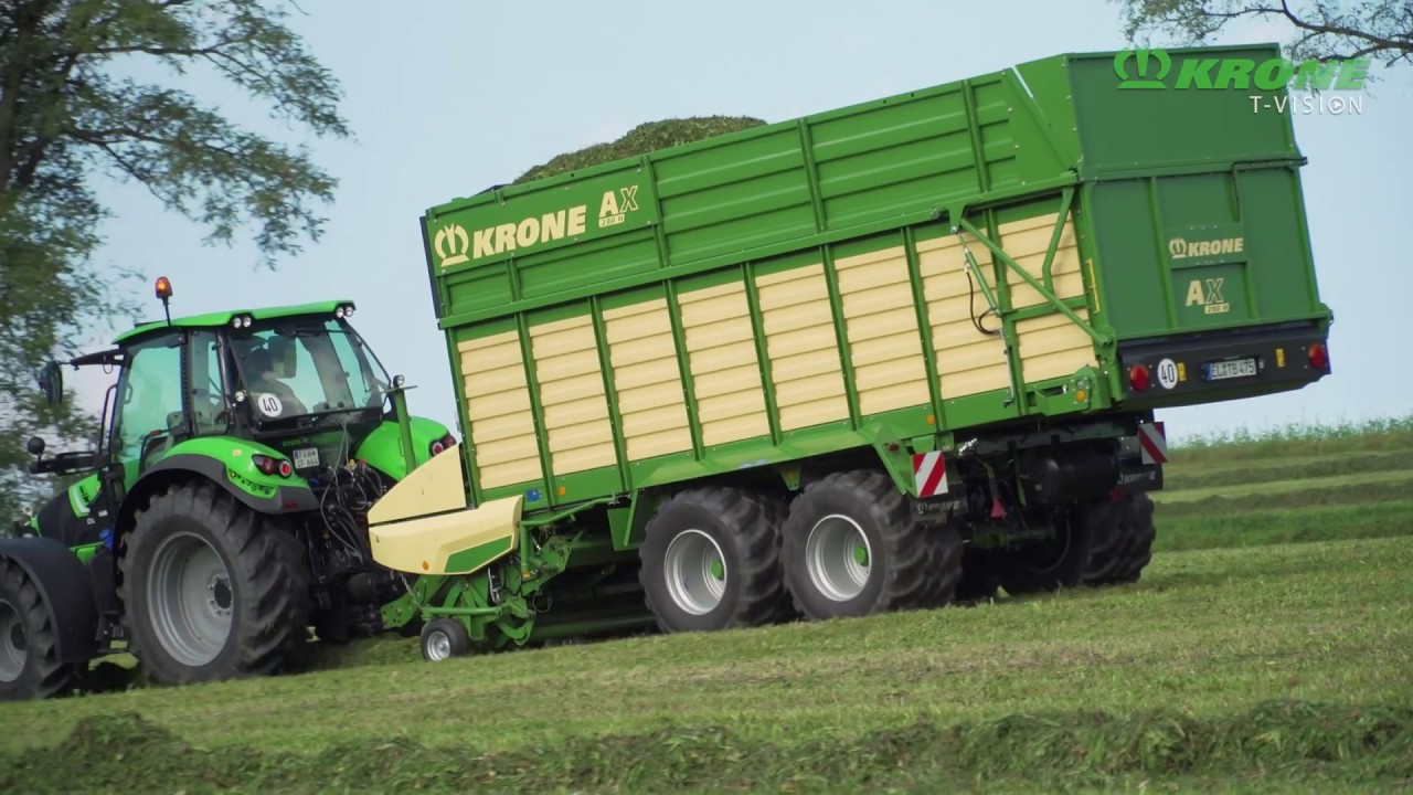 KRONE AX – Remorque autochargeuse-hacheuse polyvalente