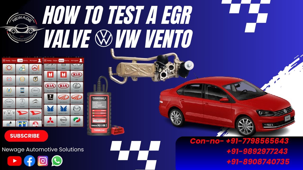 HOW TO TEST A EGR VALVE VW VENTO | VW VENTO EGR VALVE TEST KASE KAREN |